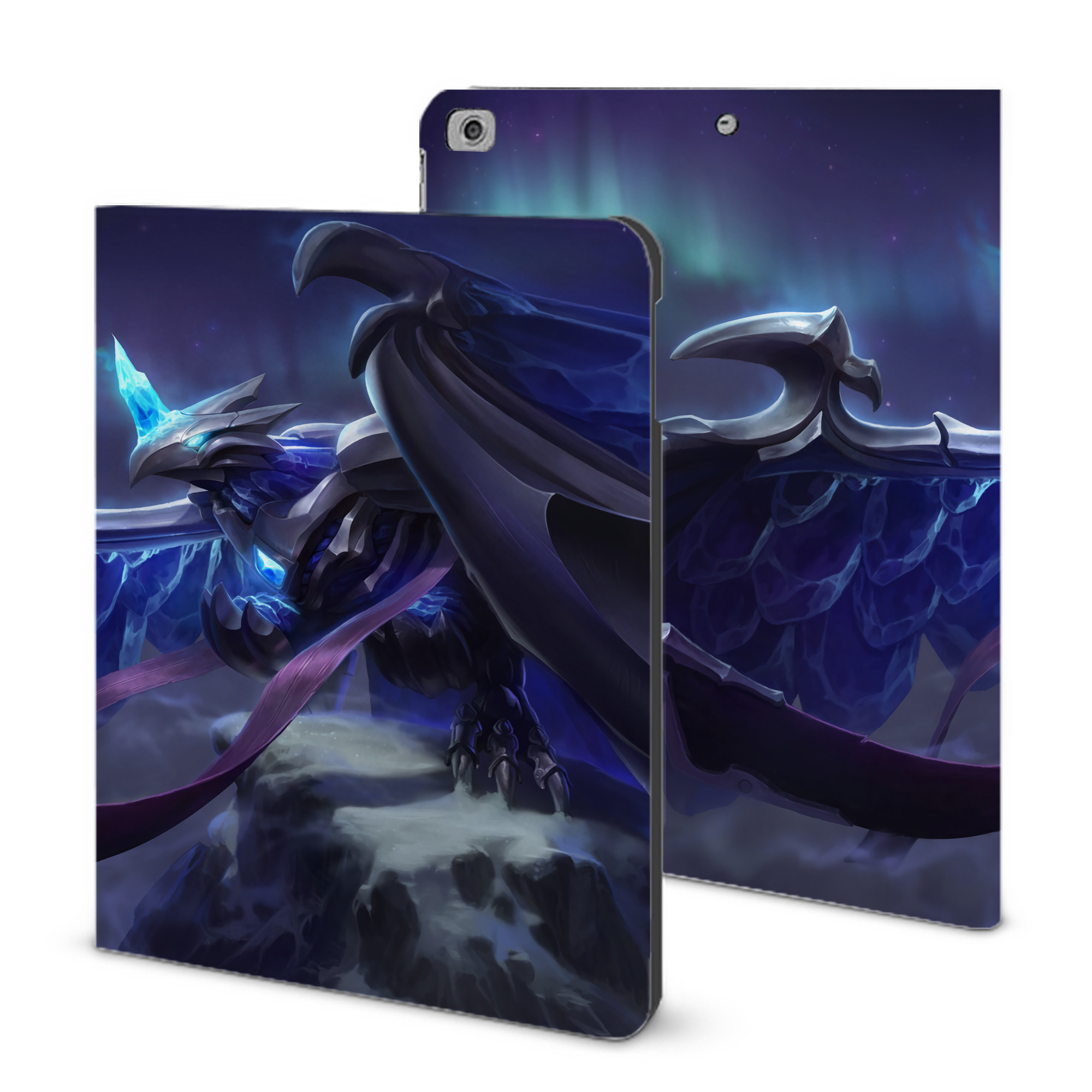 （画像用） リーグ・オブ・レジェンド League of Legends LOL IPad ケース ブック型 PUレザー TPU 耐衝撃 軽量 薄型 ペン収納なし 全面保護 IPad 各モデル対応